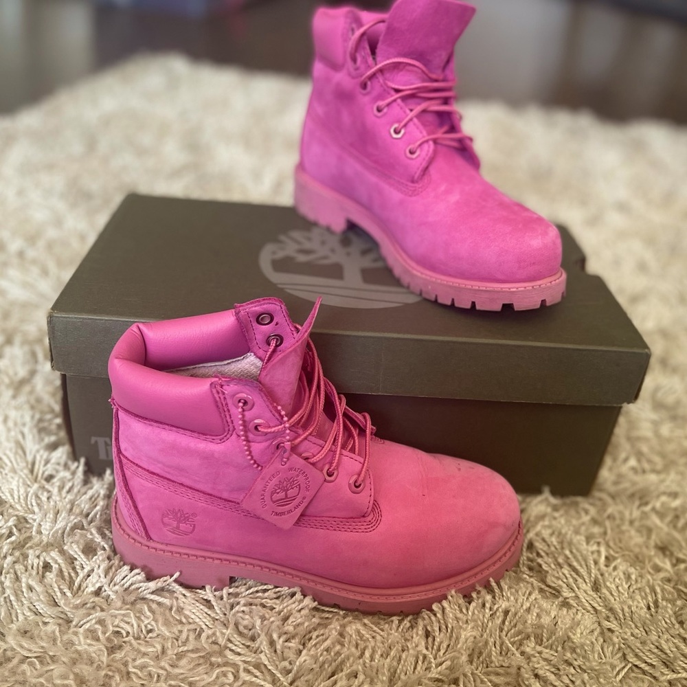 Pink Timberland’s